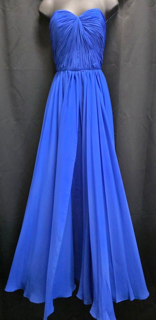 Strapless Ruched Bodice Circle Skirt