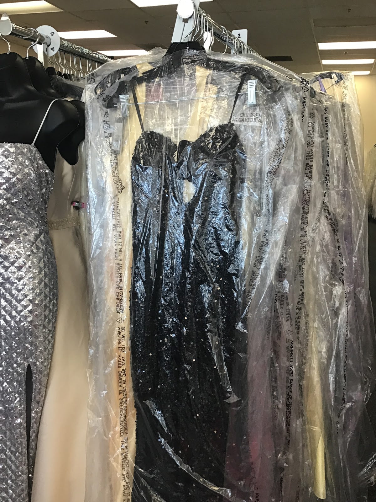 strapless full sequin