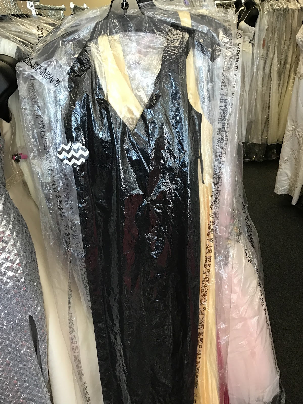 Prom-black with black waist beads